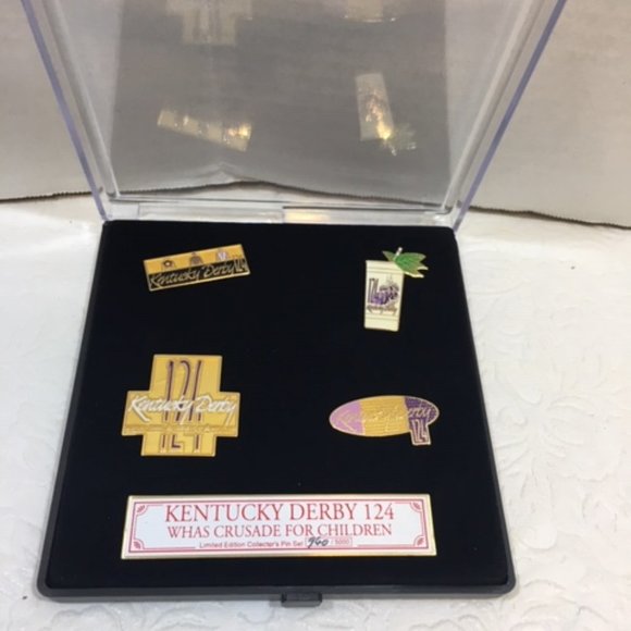 Kentucky Derby 124 WHAS CRUSADE FOR CHILDREN Collector 5 Pin Set 1998 - Picture 3 of 13